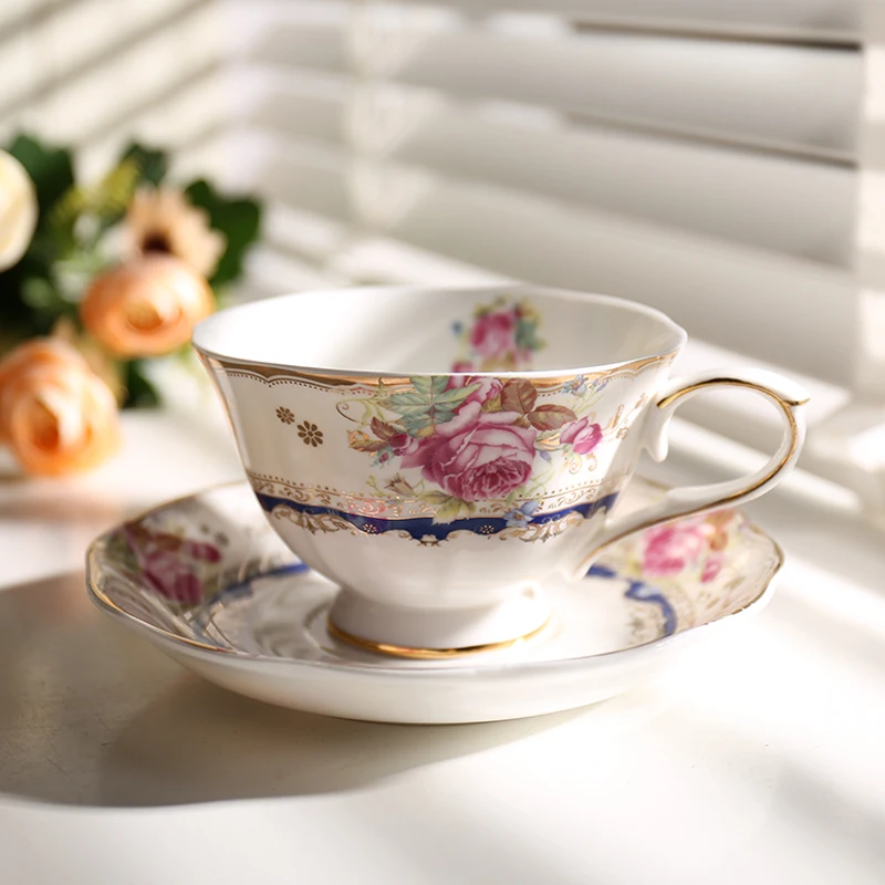 Керамическая позолоченная кружка для молока в пасторальном стиле 255 мл | Дом и сад