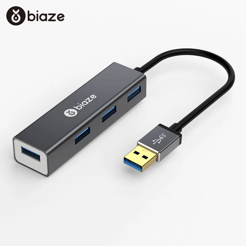 Biaze 4 Порты и разъёмы мини usb-хаб 3,0 USB высокоскоростной разветвитель 5 Гбит/с GL3520 USB 3,0 концентратор для планшет ноутбук компьютер Тетрадь OTG usb-хаб