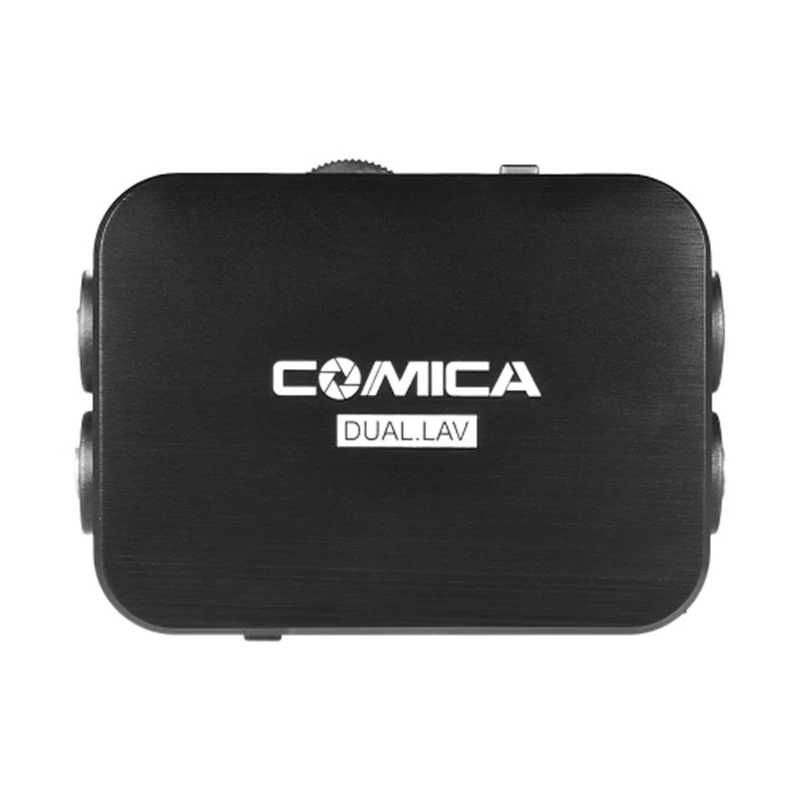 Comica Dual. Lav-D03 двухголовый петличный конденсаторный микрофон для Canon Nikon sony Dslr