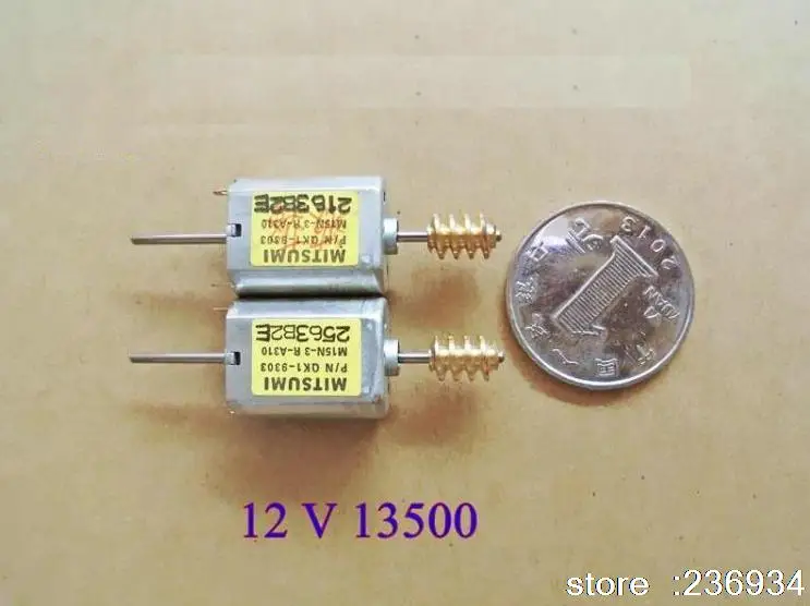 MITSUMI 030 миниатюрный двигатель постоянного тока/12V13500 об/мин/игрушечный