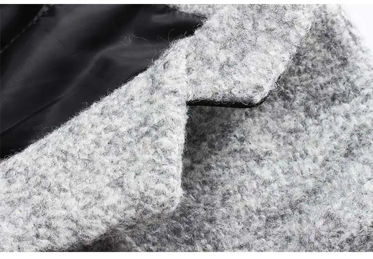 Шерстяная Куртка Пальто 5XL Мужская шерстяная куртка пальто длинное Casaco Masculino