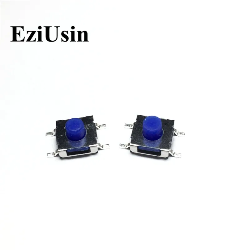 EziUsin 6*6*5 синяя головка микро переключатель Сенсорная Кнопка цифровой