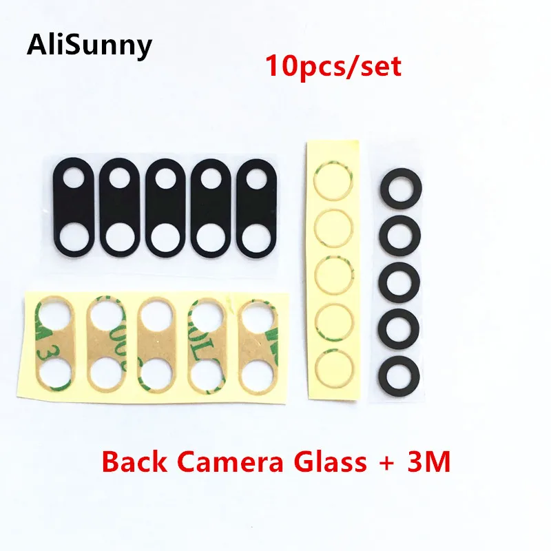 AliSunny 10 шт. задняя камера стекло для iPhone 7 8 Plus 6 6S 6Plus 7Plus X XR XS Max крышка задней камеры объектив 3m наклейка держатель запчасти