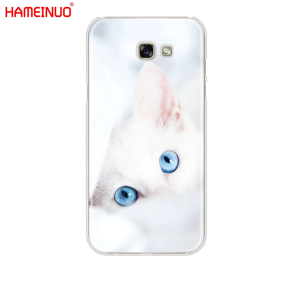 HAMEINUO чехол для сотового телефона с изображением кота Samsung Galaxy A3 A310 A5 A510 A7 A8 A9 2016 2017