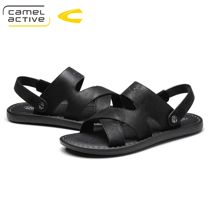 Camel Active/Новое поступление сандалии из натуральной кожи Мужская Летняя обувь