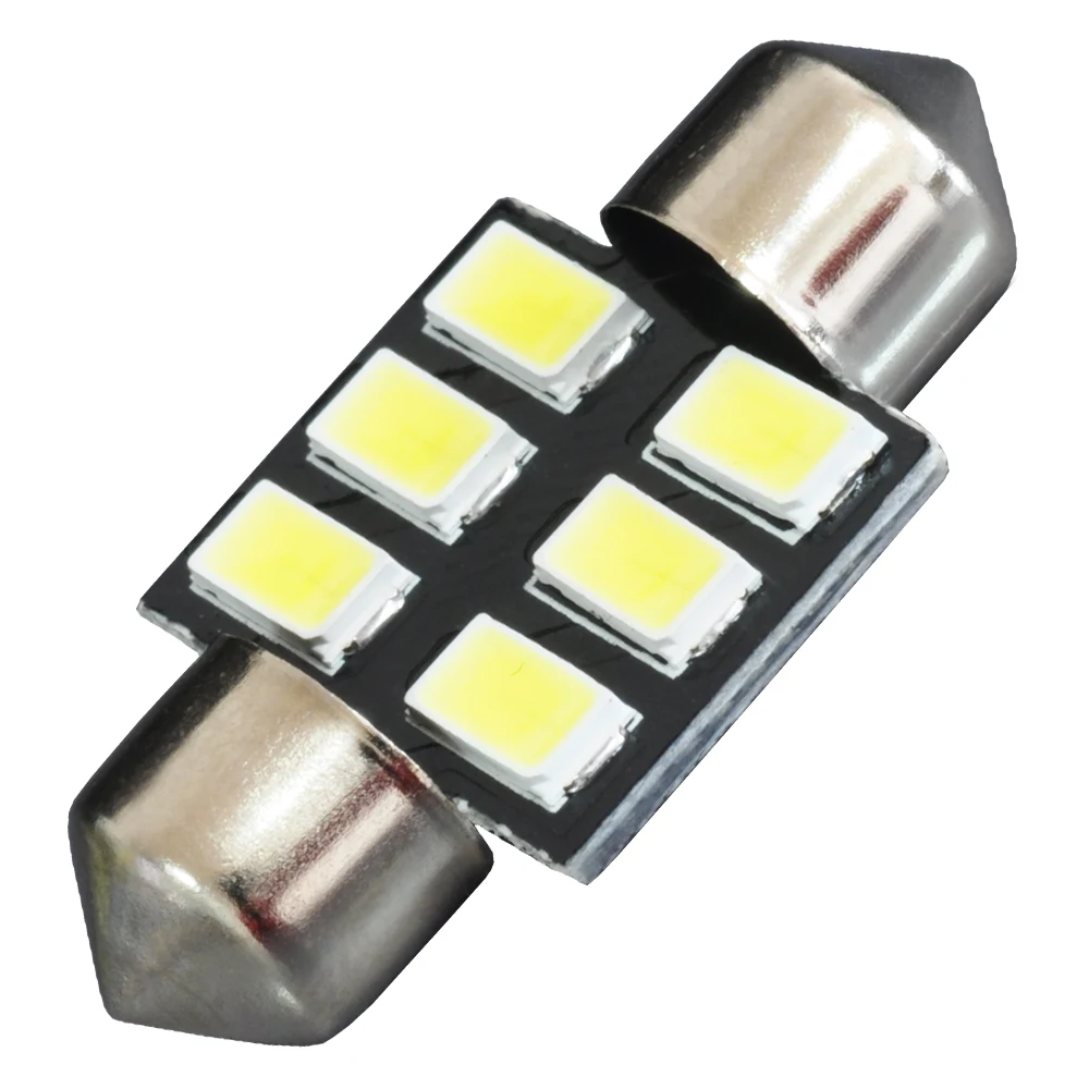 Jiachi 10 X распродажа гирлянда 31 мм C5W 5730 6 светодиодных SMD Интерьер Чтение свет белый