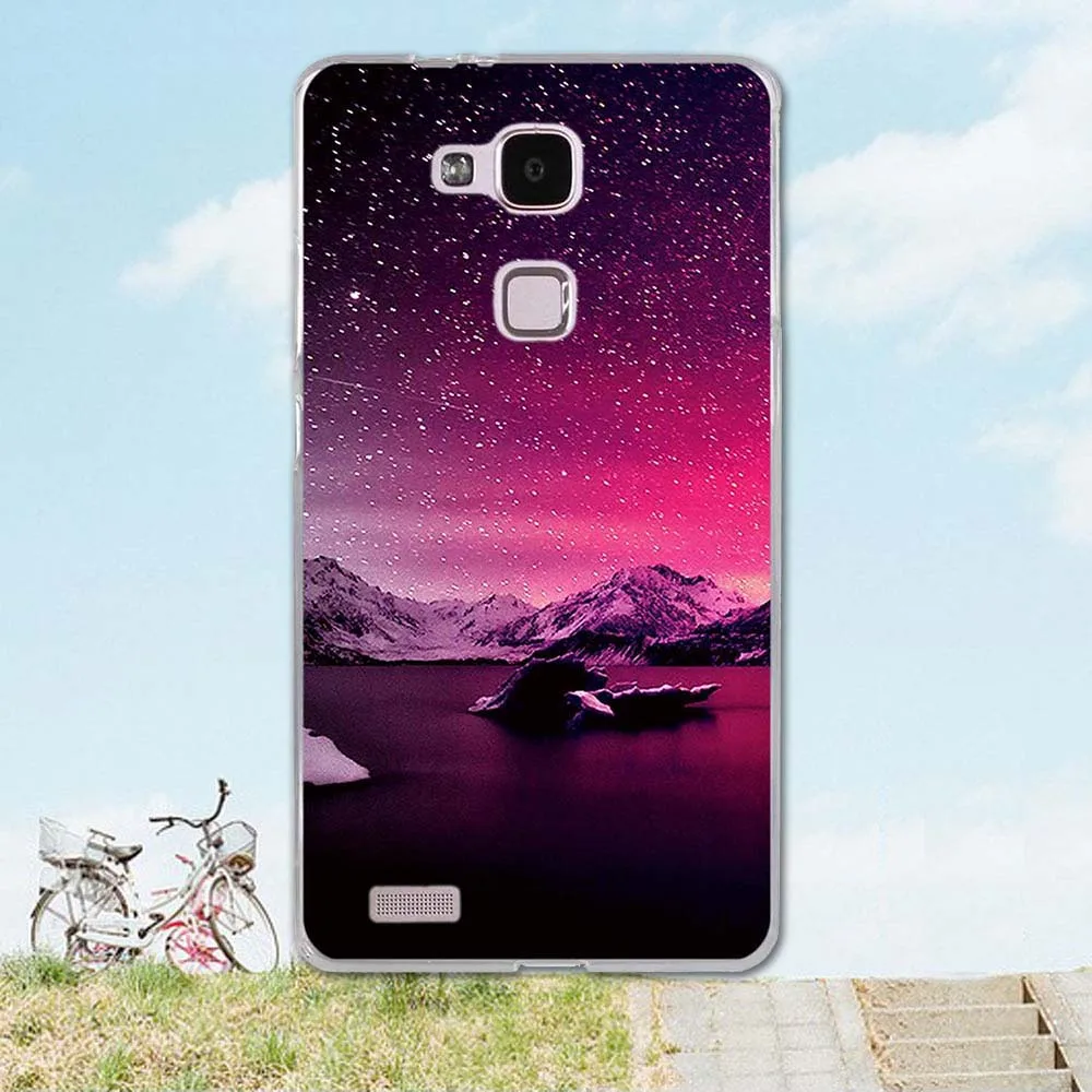 Новый чехол для телефона Huawei Ascend Mate 7 Mate7 6 &quotЧереп Сова Ультра мягкий ТПУ задняя