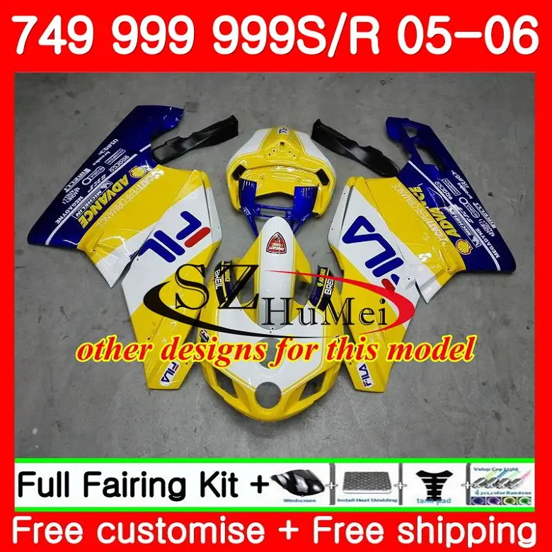 Кузов для мотоцикла DUCATI 749R 999R 05 06 749 999 R 96SH14 кузов 749S 999S серебристо серый 2005 2006
