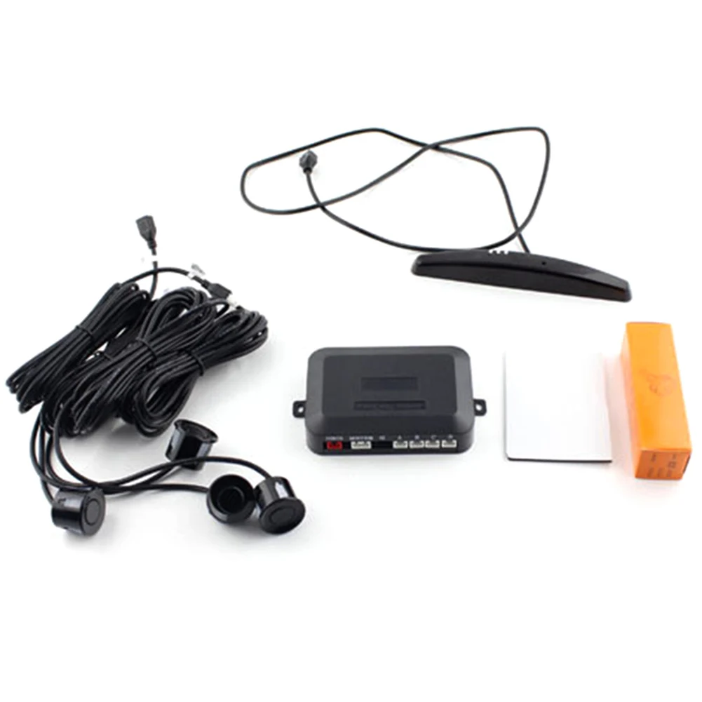 Автомобильный Реверсивный парковочный радар Сенсор комплект светодиодный