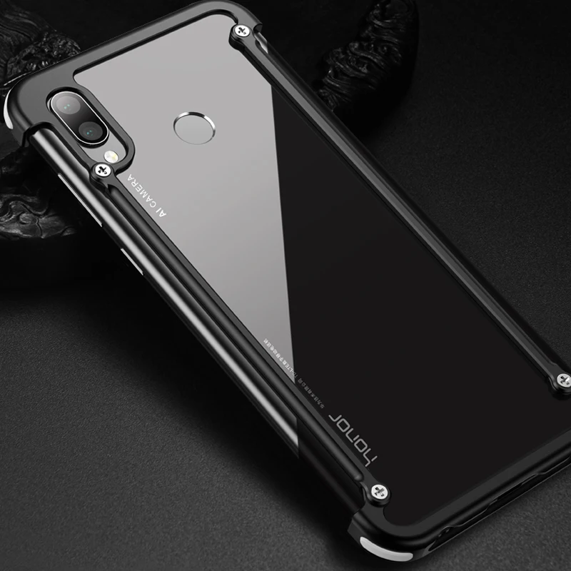 Oatsbasf Алюминиевый металлический бампер чехол для huawei Honor Play модная Роскошная подушка безопасности Защита от падения Чехол Honor Play бампер