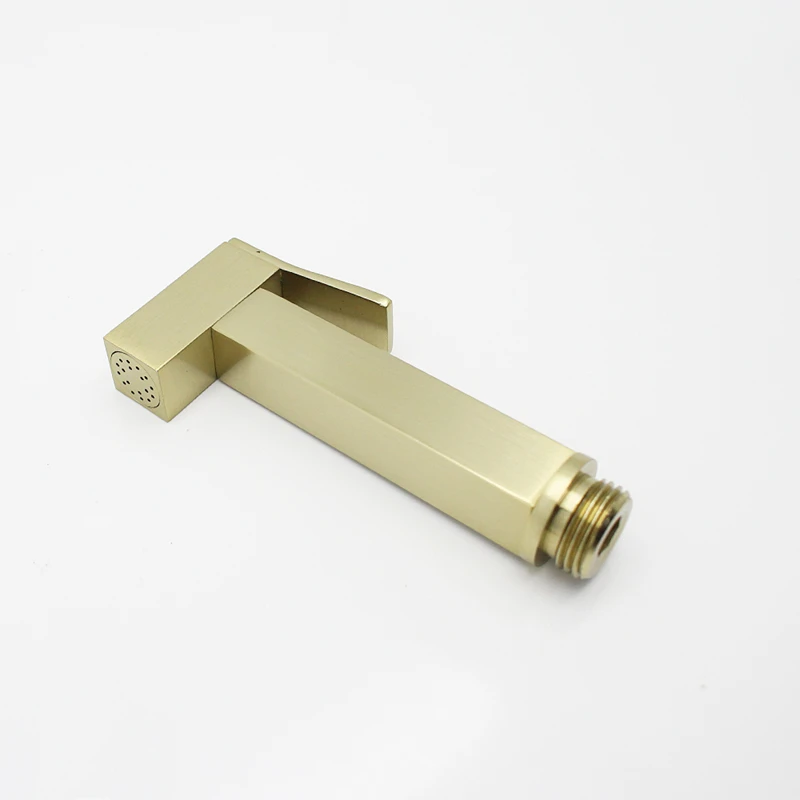 Hongdec роскошный латунный матовый золотой Ручной Биде высокого давления Shattaf Набор