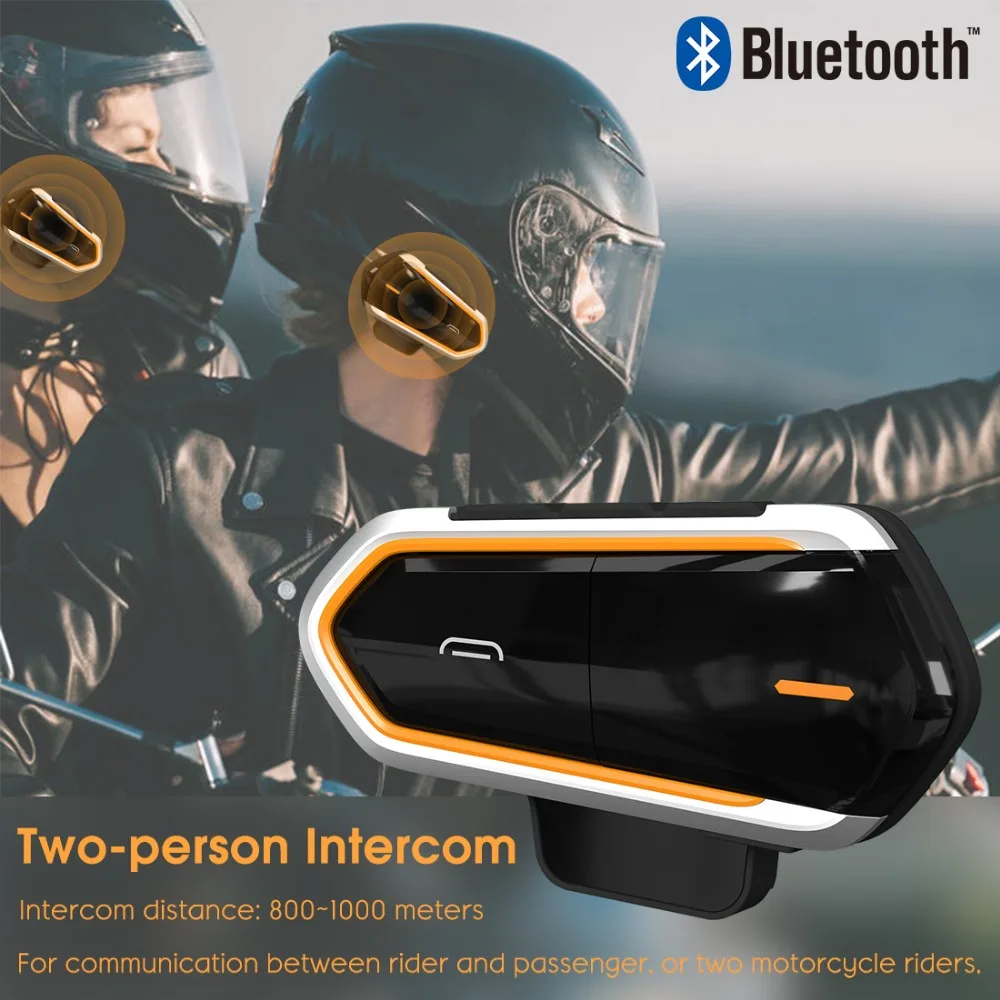Гарнитура для мотоциклетного шлема беспроводное переговорное устройство Bluetooth