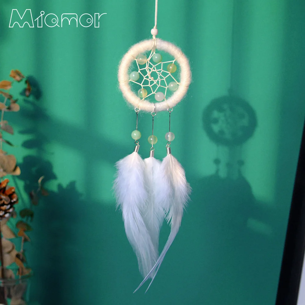 Женское Ожерелье с натуральным камнем MIAMOR подвеска в форме Ловец снов украшение