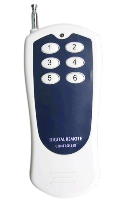 

xuanlongyuan Learning Code 6 CH RF Transmitter 6CH RF Wireless Remote Control ,315/433.92 MHZ Garage Door/window/lamp/ shutters