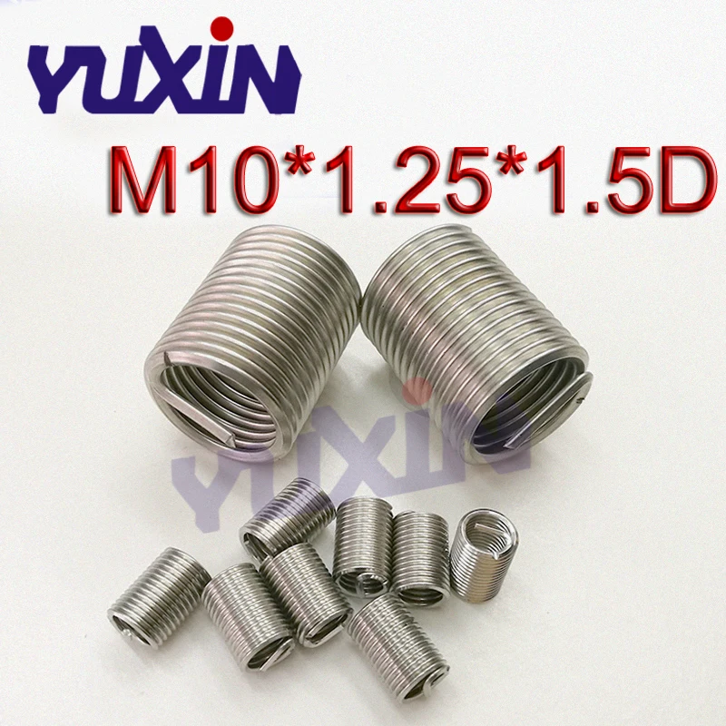 50 шт. втулка для проволоки M10 * 1 25 1.5D a2нержавеющая сталь винтов Helicoil ремонтные