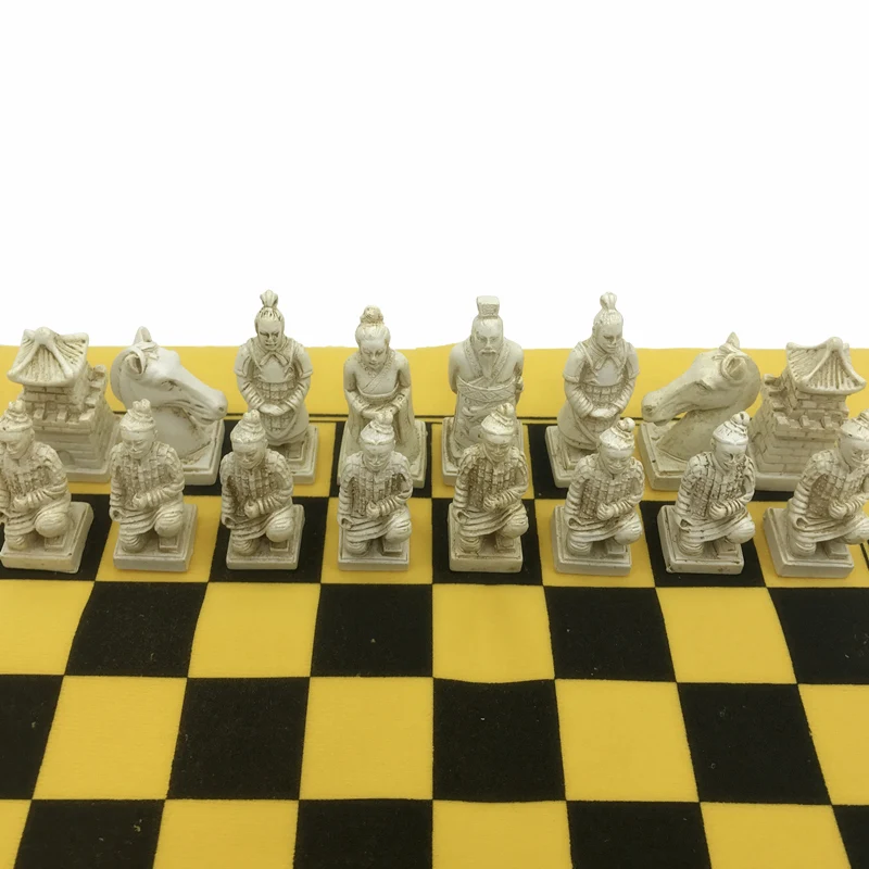 Хороший антикварный Шахматный набор кожаная шахматная доска изысканная смола