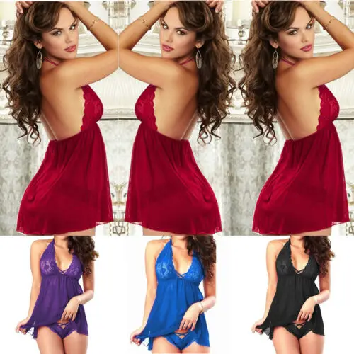 Женское сексуальное нижнее белье ночное g стринги Babydoll одежда для сна
