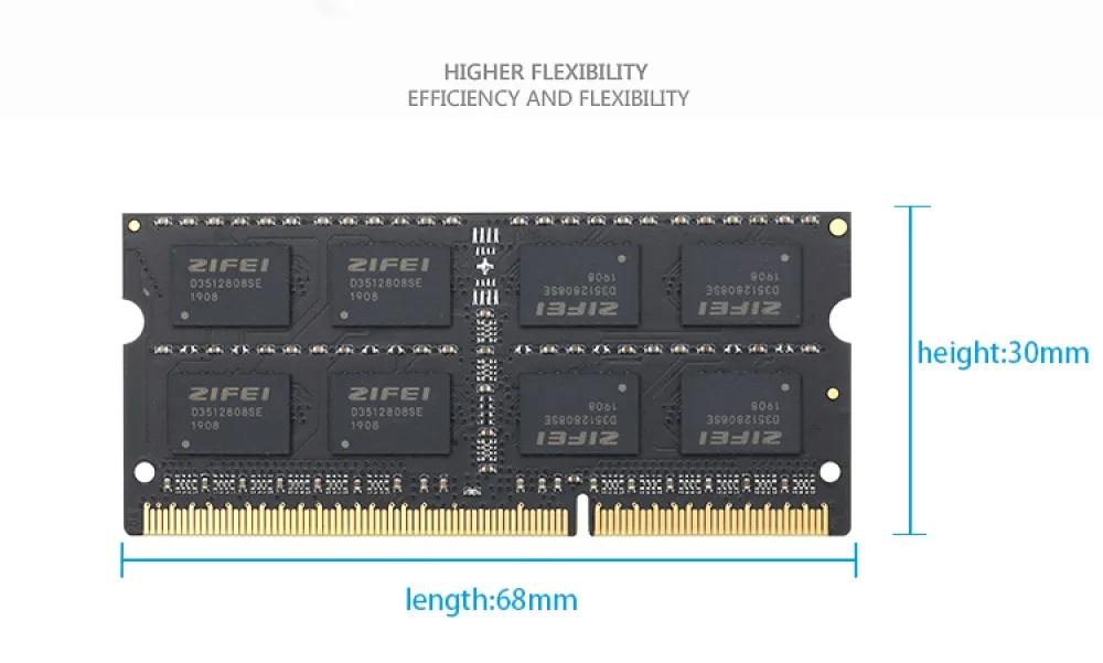 ZIFEI DDR3L 8 ГБ 4 ГБ 1600 1333 МГц 1,35 в ноутбук sdram so dimm оперативная память