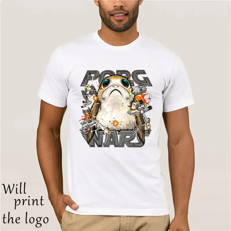 PORG WARS T-Shirt classici Film di Star Wars Porg Magliette sci fi alleanza ribelle rogueone rogue un rebels ribellione | Мужская одежда
