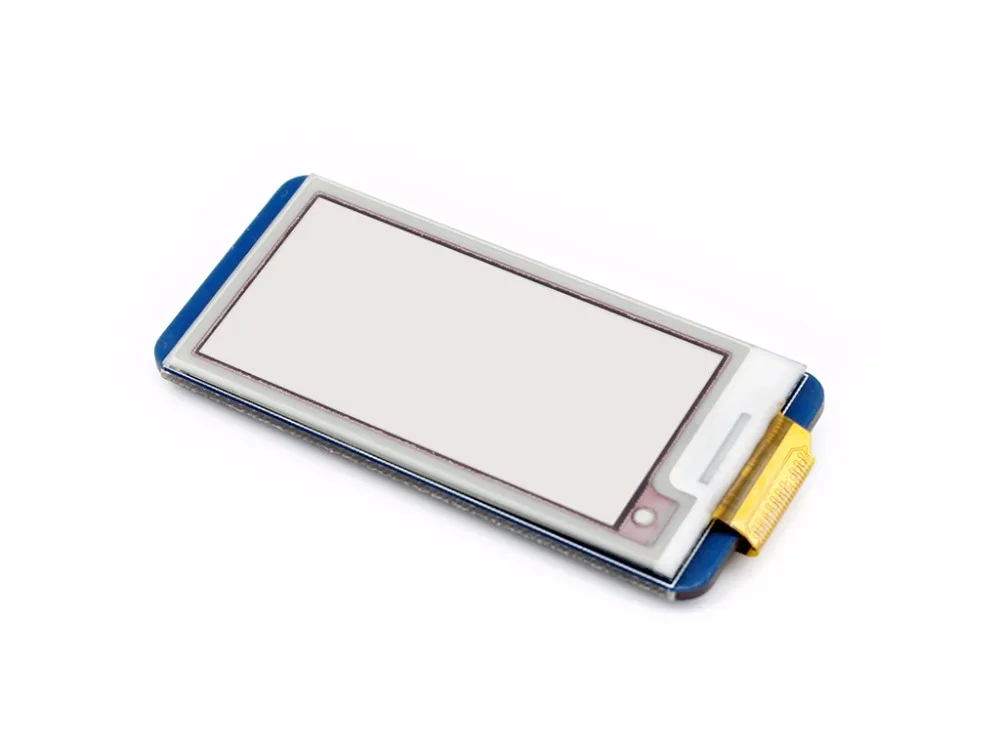 Waveshare 212x104 2 13 'E Ink display HAT для Raspberry Pi 2B/3B/Zero W трехцветный: красный черный белый.