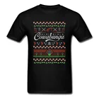 Рождественская футболка cowagua, футболка ниндзя, мужские топы, футболки, свитер, одежда, рождественский подарок, футболка из хлопчатобумажной ткани