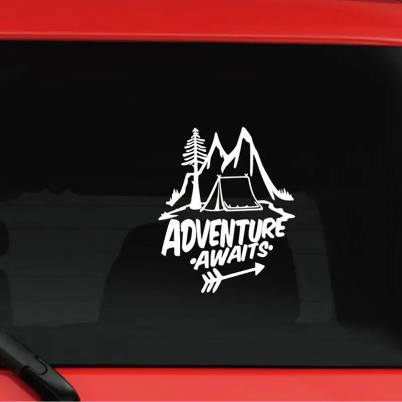 20 см * 18 Виниловая наклейка для автомобиля ADVENTURE ways A Camping Greatested Красивая легко