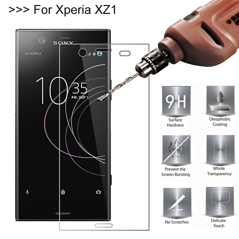 GXE 9H защитная пленка из закаленного стекла для Sony Xperia XZ1 5 2 &quotусиленная в