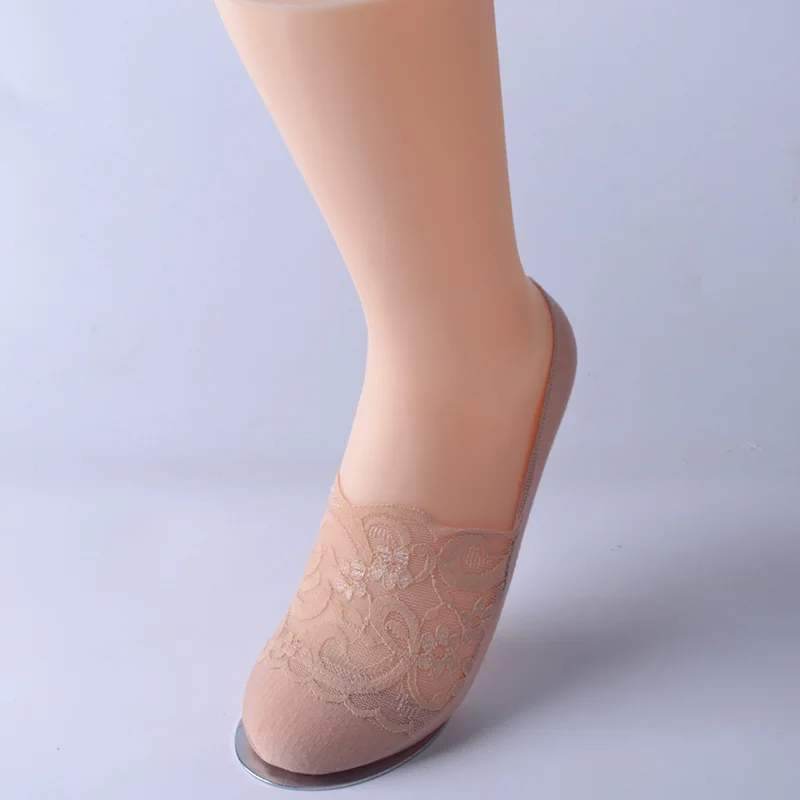 5 пар прозрачных коротких кружевных носков женские летние открытые носки