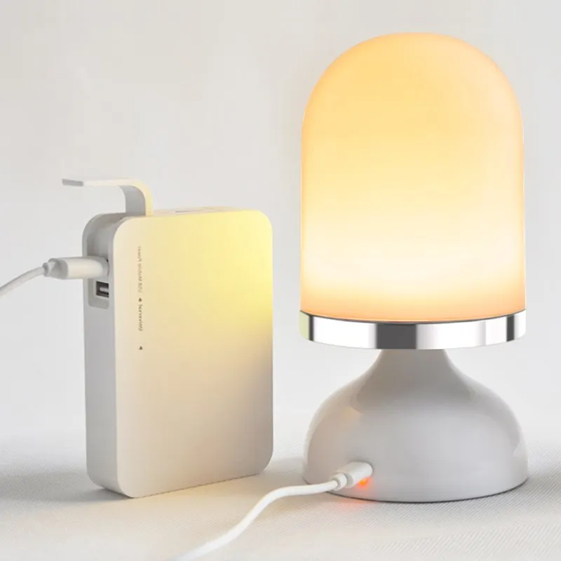 Creacive прикроватной тумбочке энергосберегающие ночник Touch Сенсор светодиодный