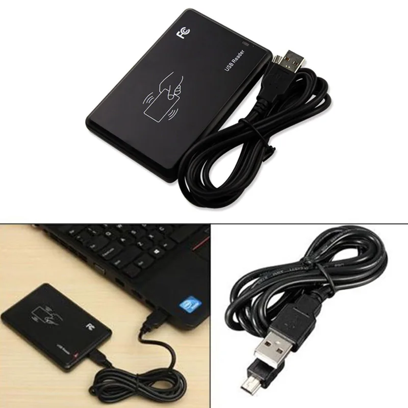 1 шт. 125 кГц USB RFID считыватель смарт карт портативный бесконтактный датчик