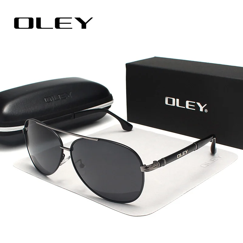 Y7005 C3BOX OLEY, брендовые солнцезащитные очки, мужские, поляризационные, модные, классические, пилот, солнцезащитные очки, для рыбалки, вождения, очки, оттенки для мужчин/женщин, Y7005 - Цвет линз: Y7005 C3BOX
