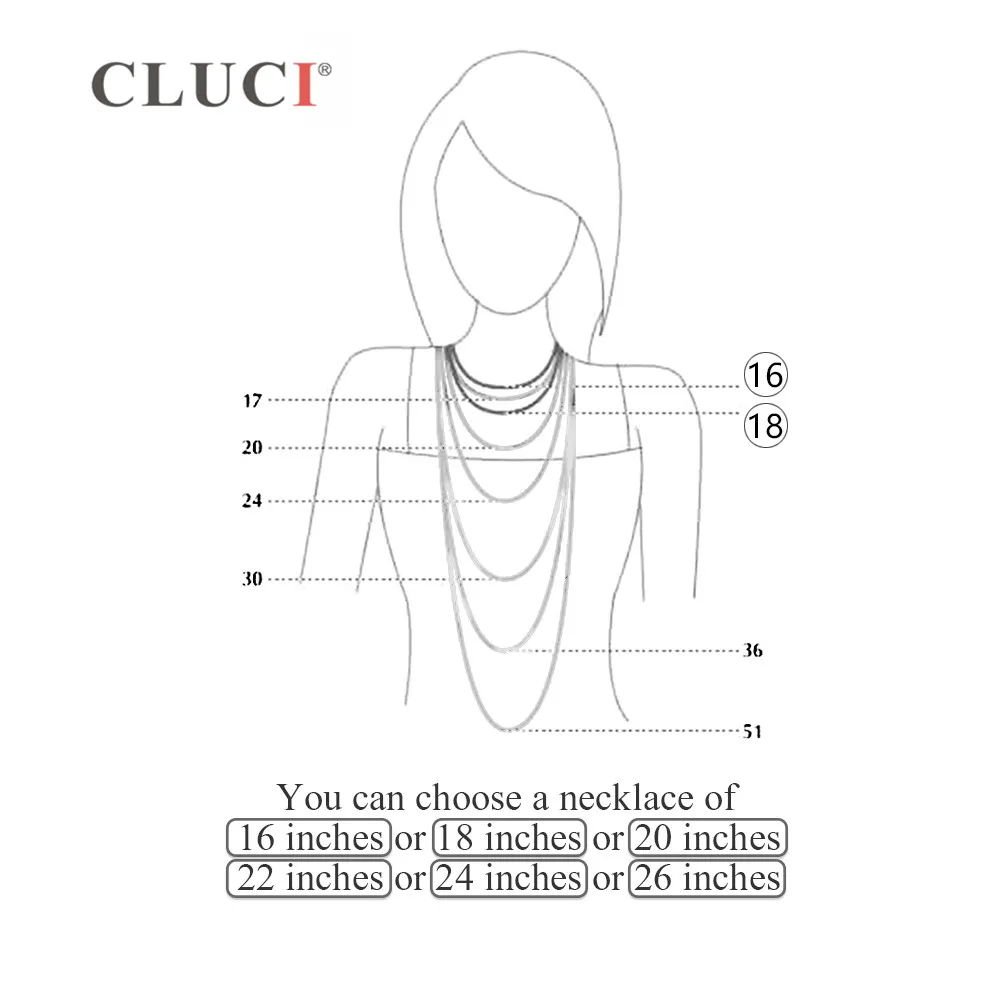 CLUCI 3 шт. модное обувь для девочек 925 стерлингового серебра Очаровательная коробка цепочки и ожерелья цепь матч Подвески Жемчуг одежда высшего качества ЮВЕ