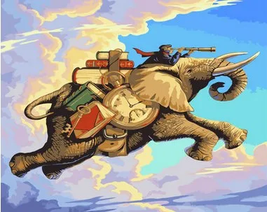 Акриловая краска для живописи на холсте настенные картины спальни 40х50см diy