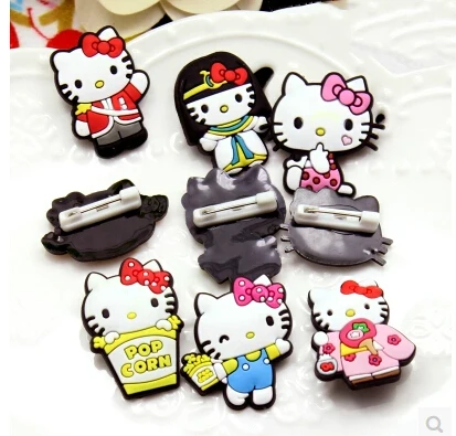 (50 шт./лот) пластиковые аксессуары для одежды из мультфильма размер 3 см|badge badges|hello