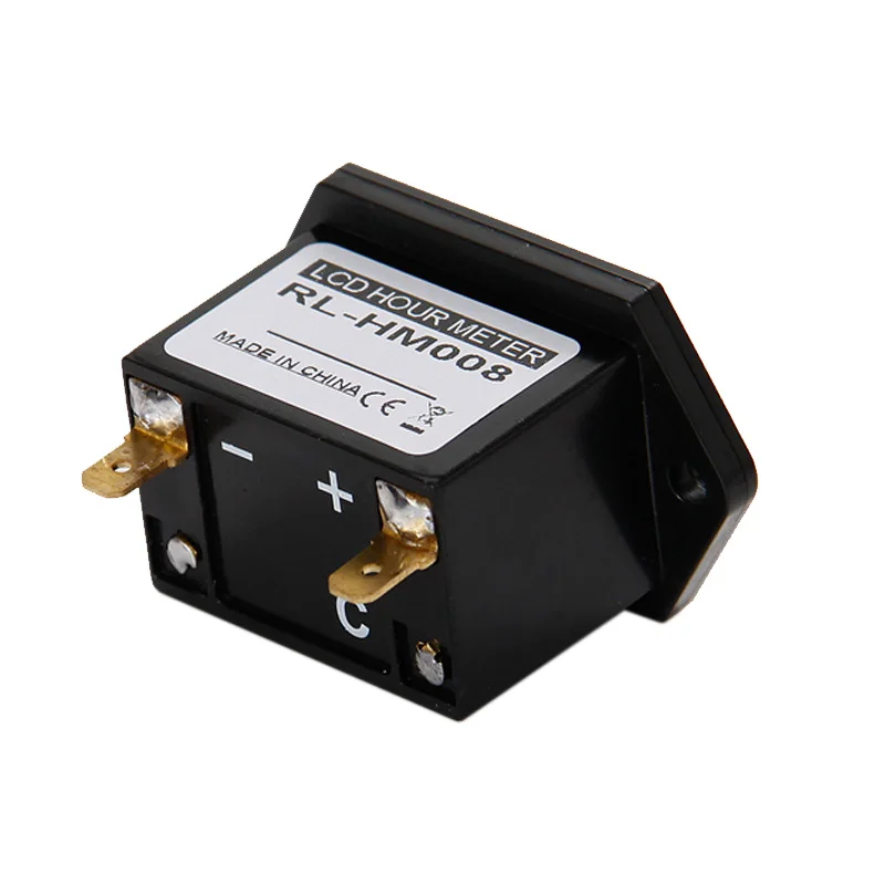Digital LCD Resettable Hour Meter DC 4.5-90V For Snowmobile Jet Ski Any Engine Lawn Mower Tractor Truck Forklift Marine A | Автомобили и