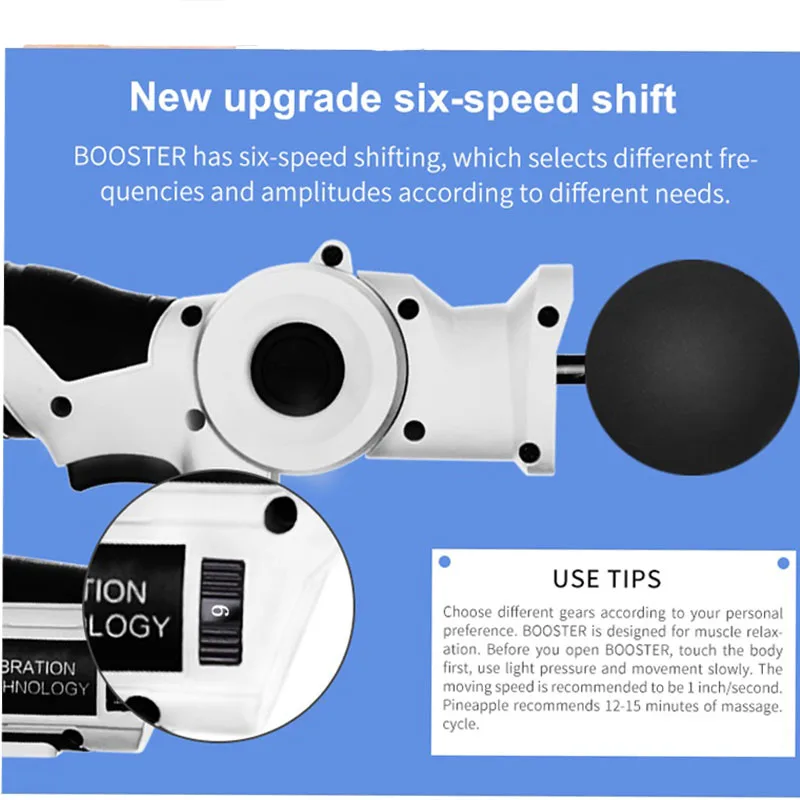 Вибрирующий массажер для глубокой терапии тела и мышц|Сушилки ногтей| |