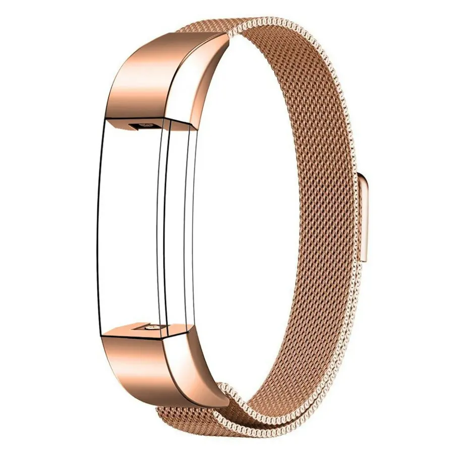 Для Fitbit Alta HR и Alta полосы Joyozy Сменная сетка петли из нержавеющей стали металлические полосы серебро розовое золото черный радуга