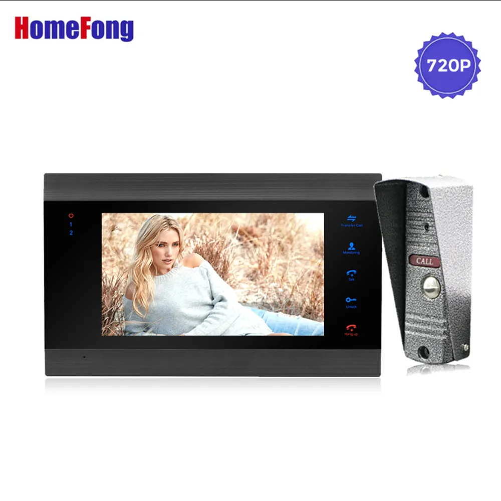 Homefong 7 дюймов AHD 720P видеодомофон дверной звонок камера широкий угол 2 8 мм объектив