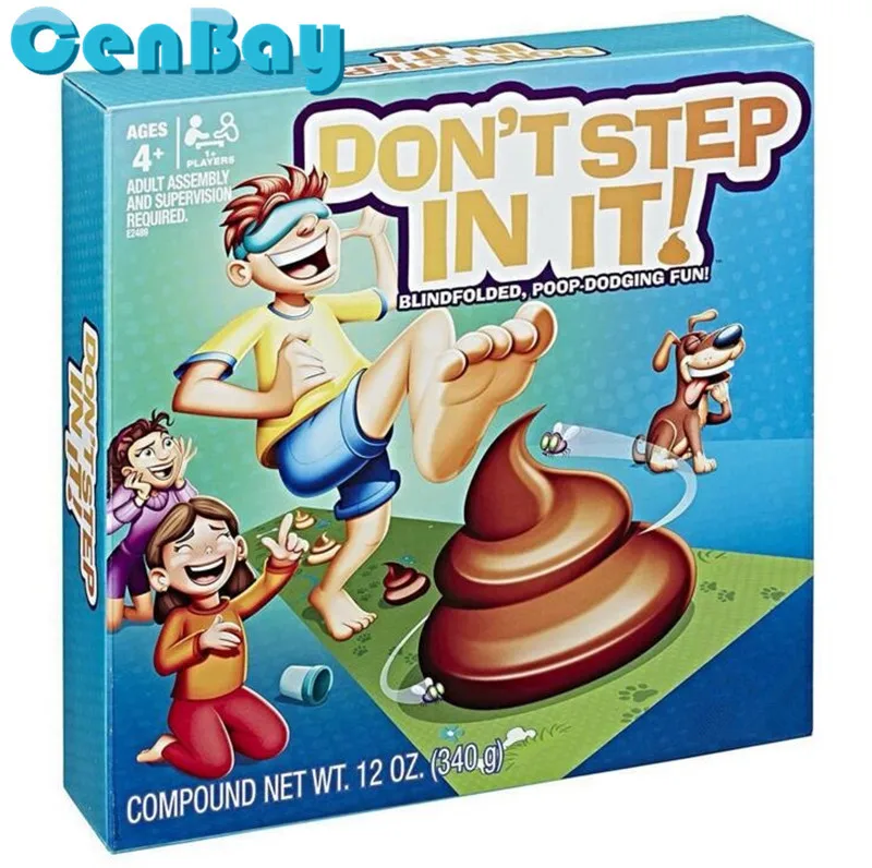 Забавная Семейная Игра Don't Step In It для родителей и детей интерактивные игрушки с