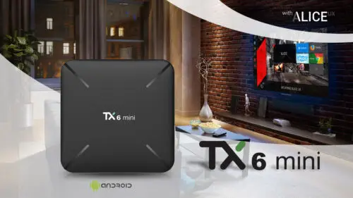TX6 Смарт Мини ТВ коробка Android 9 0 четырехъядерный WiFi HD 2 ГБ + 16 4K медиаплеер