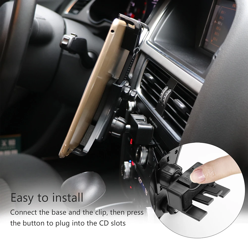 ONEVER Универсальный Автомобильный CD слот Планшеты PC держатель Подставка Кронштейн