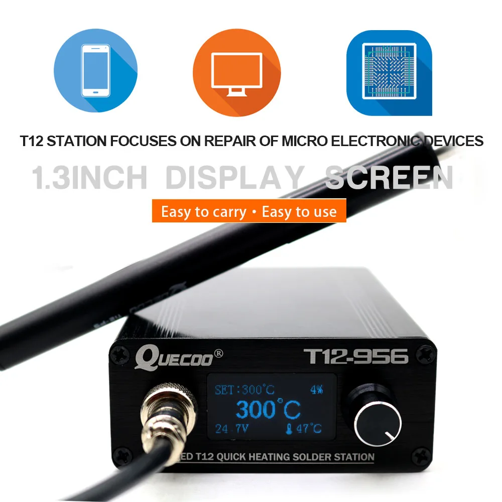 STC T12 956 паяльная станция электронный паяльник OLED цифровая наконечник паяльника