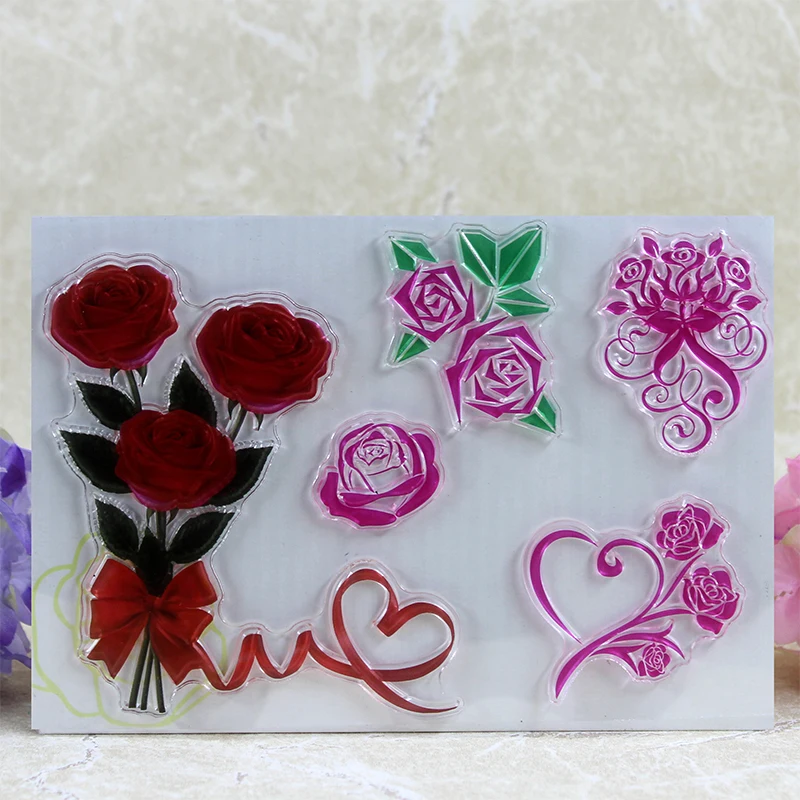 Штампы для скрапбукинга сделай сам силиконовые прозрачные штампы с тиснением