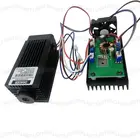 DIY 2500 мвт 2,5 нм фокусировка сине-фиолетовый лазерный модуль гравировки, Вт лазерная трубка Диодная резка + защитные ограждения