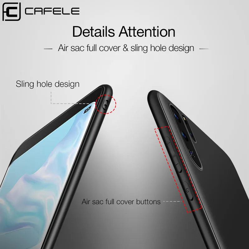 Мягкий ТПУ чехол CAFELE для huawei P30 pro силиконовый телефона роскошный Ультратонкий