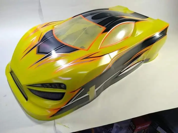 Team C 1/8 GT короткий каркас прозрачный корпус для Xray HB Mugen car 325 мм | Игрушки и хобби