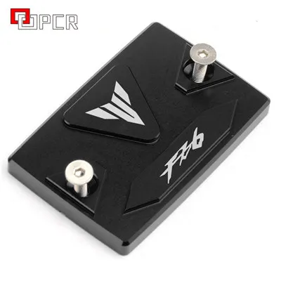 FZ6 black Аксессуары для мотоциклов CNC Передняя Тормозная жидкость Крышка Резервуара Крышка для Yamaha FZ1 FZ6 FZ8 FAZER MT07 tractracer - Цвет: FZ6 black