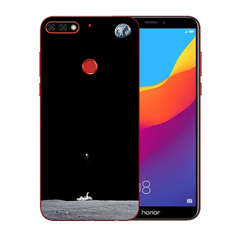 Чехлы для телефонов 5 7 дюйма Huawei Honor 7C прозрачный силиконовый мягкий чехол из ТПУ