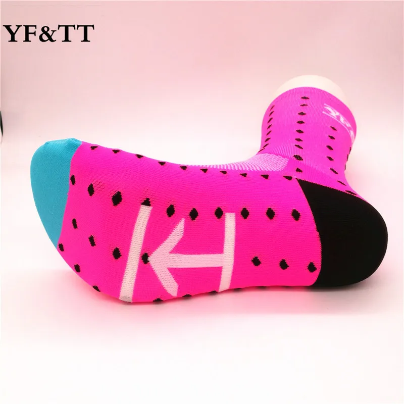 

YF&TT Men Cycling Sport Socks Bike Riding Socks Basketball Football Running Socks Coolmax Outdoor Sport Compression Socks