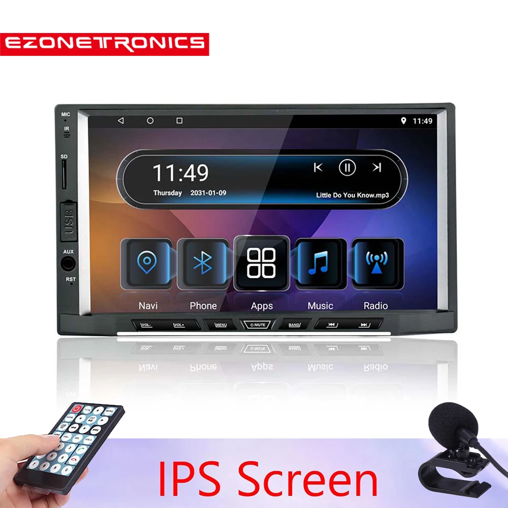 Автомагнитола 2 Din Android 8 1 7 дюймов IPS GPS Wifi ядер 2G DDR3|Автомагнитолы| |
